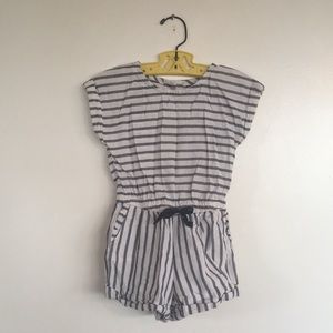 Gap 3T cotton striped romper
